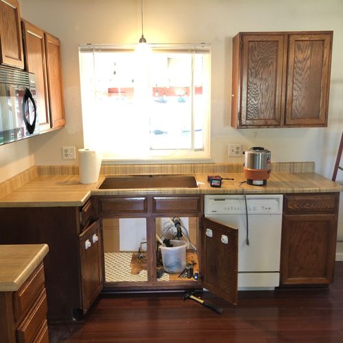 Tod remodeled our kitchen that included - complete