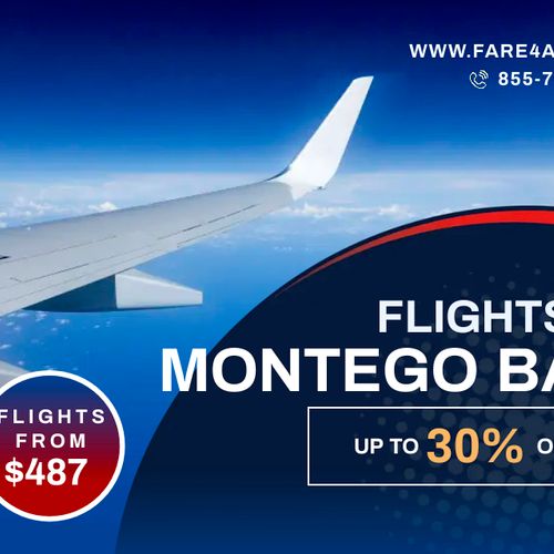 Discounted flights to Montego Bay, upto 30% OFF