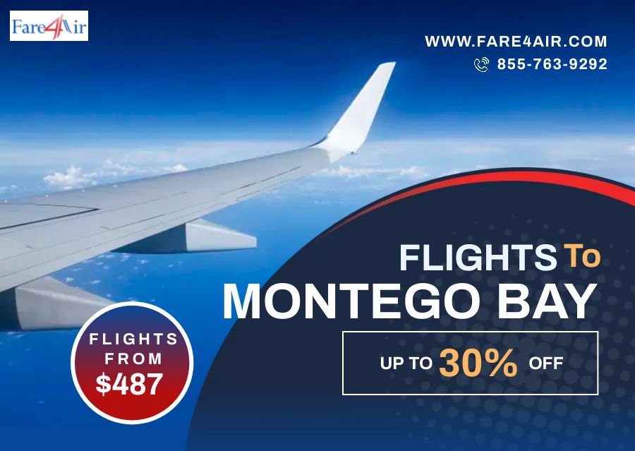 Discounted flights to Montego Bay, upto 30% OFF