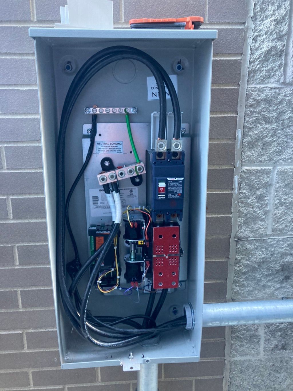 New transfer switch for generator 