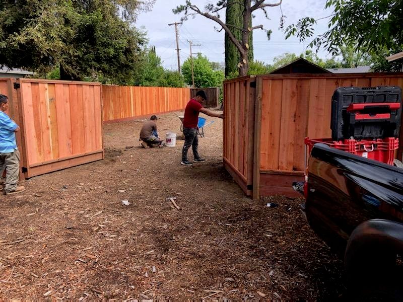 Gregorio built exactly the type of fence we reques