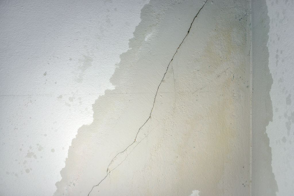 water leak in wall