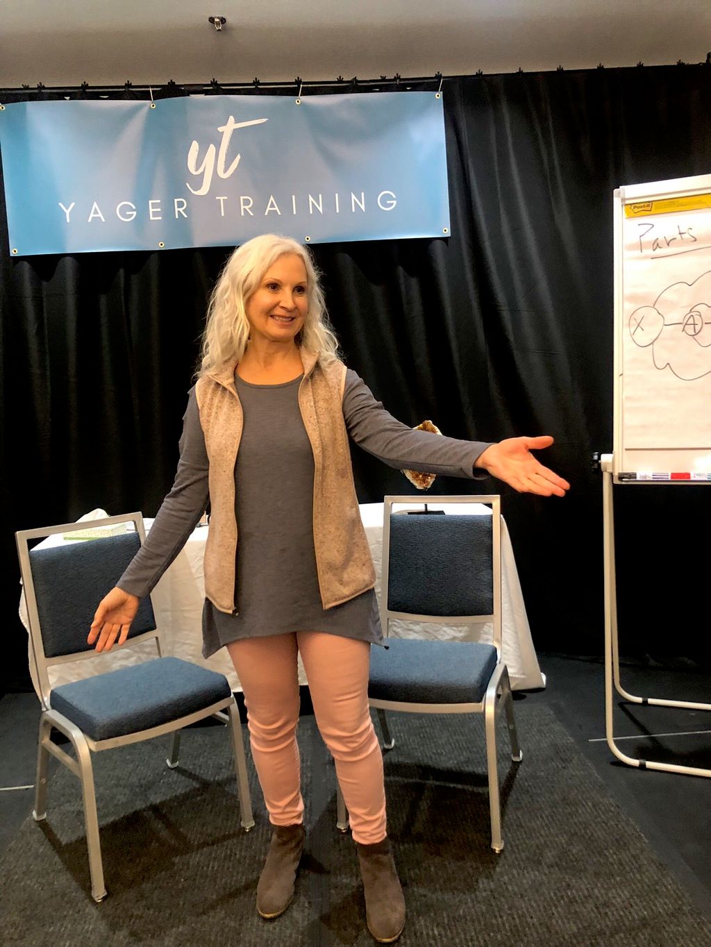 Presenting at a women's divorce group