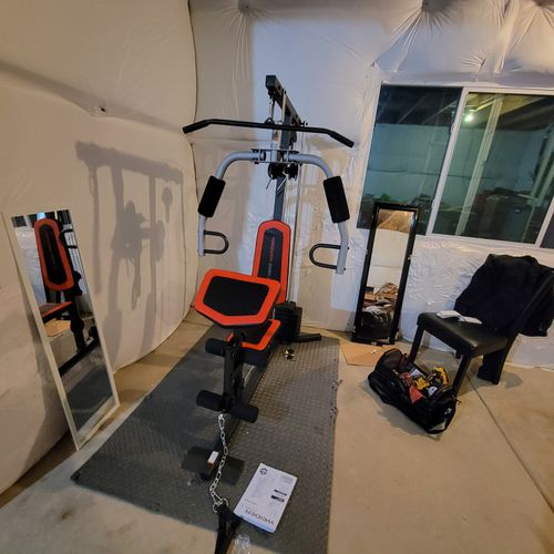 Home gym - assembled and tested!