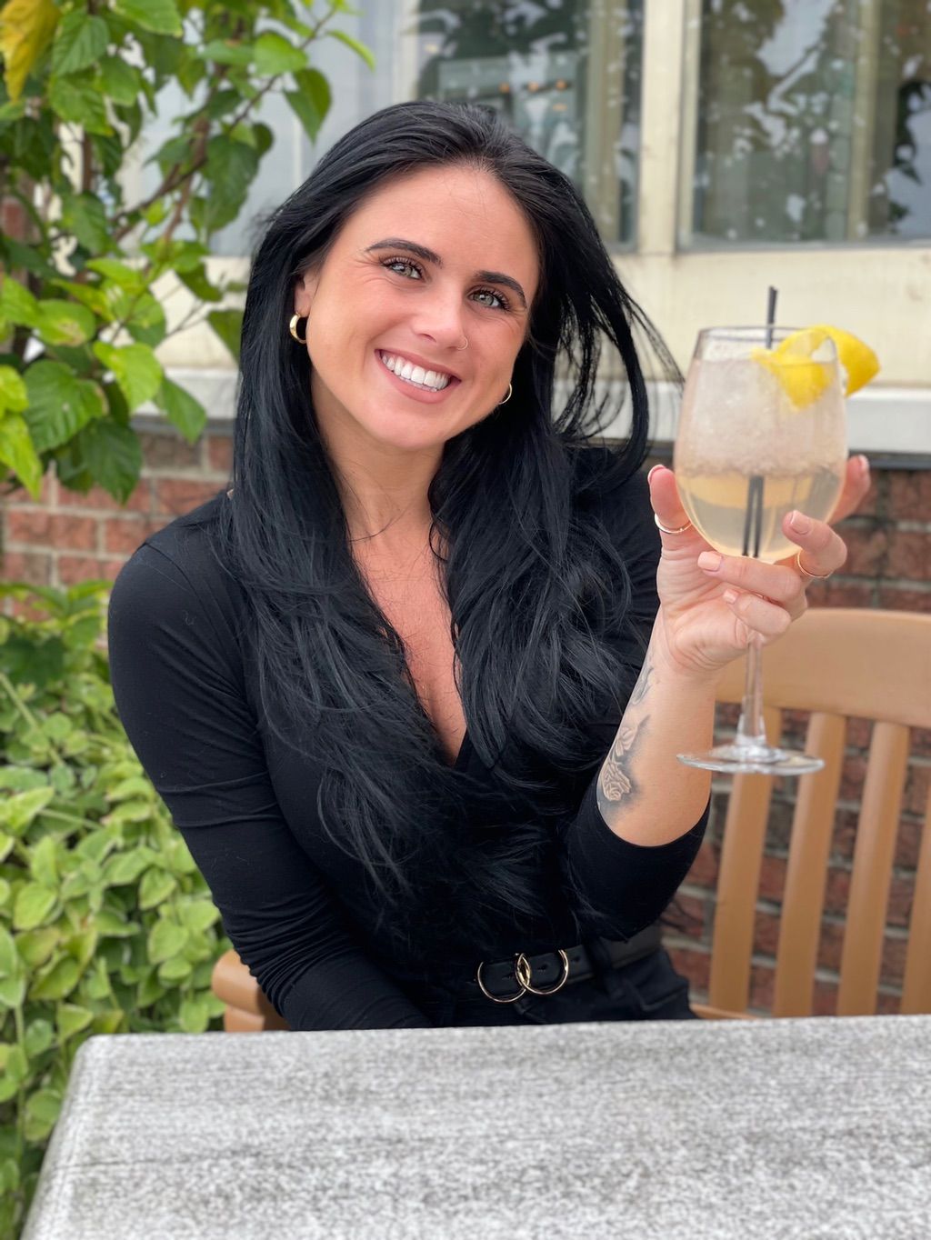 Me advertising a drink I made 