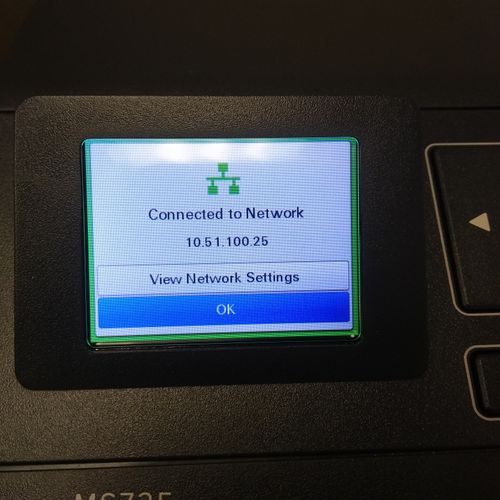 Connect printer on network