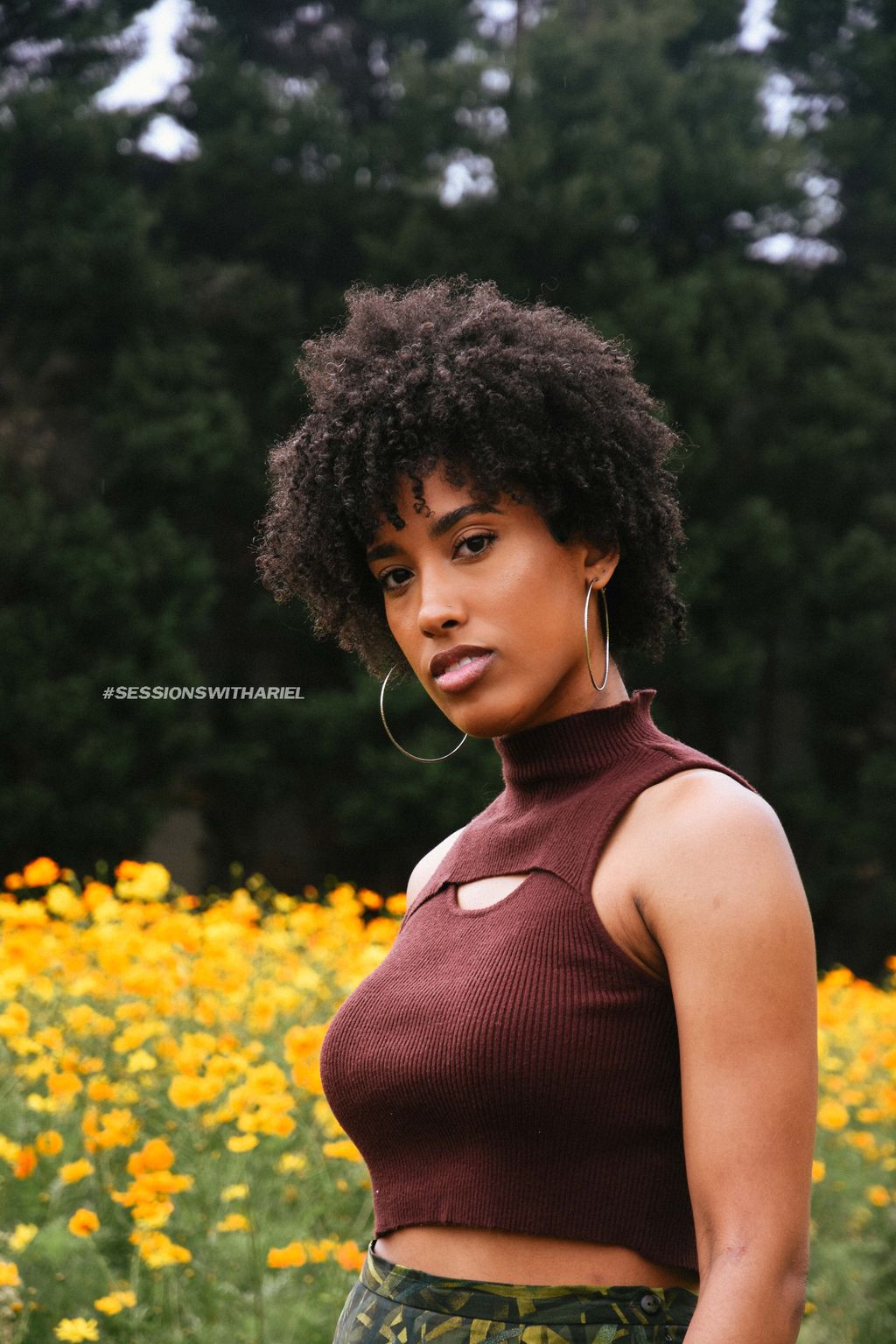 Model Sarai captured by Sessions with Ariel