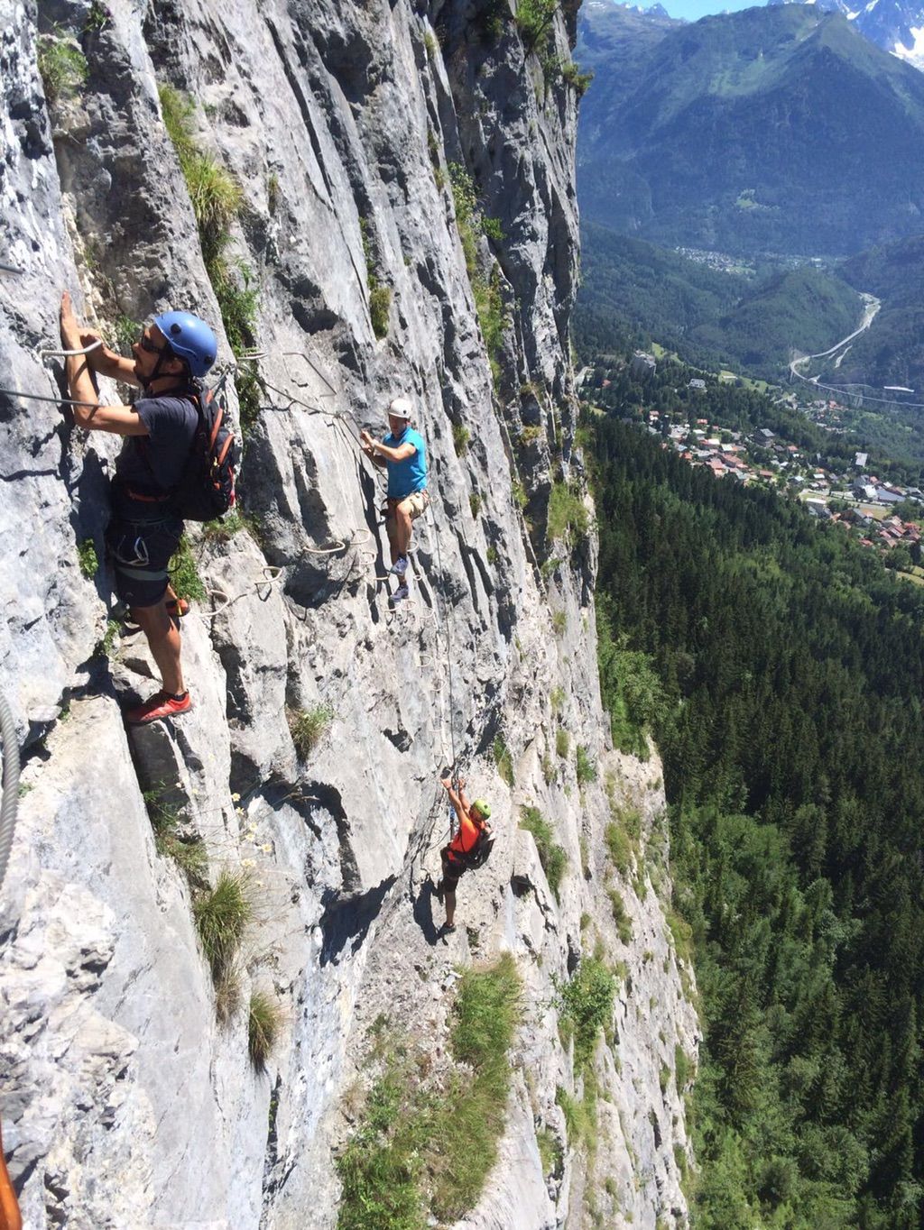 Some climbing.