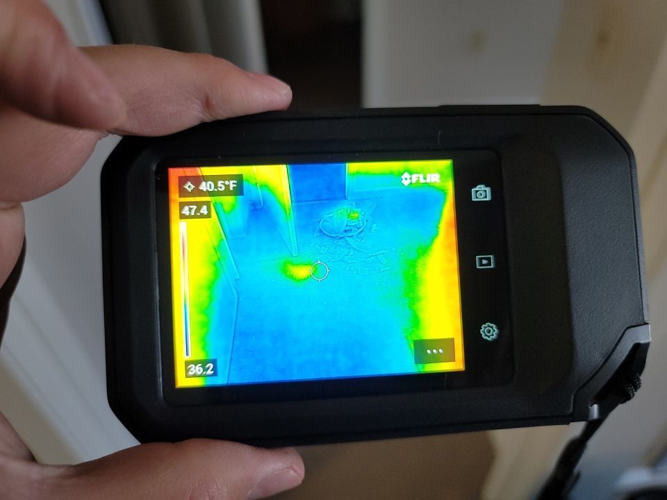 Thermal Imaging Moisture Detection