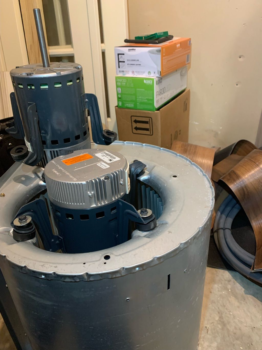 blower motor replaced & installed 