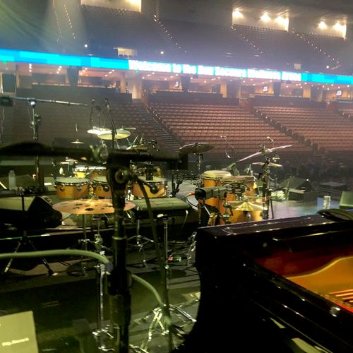 View from the piano at the Eagles concert.