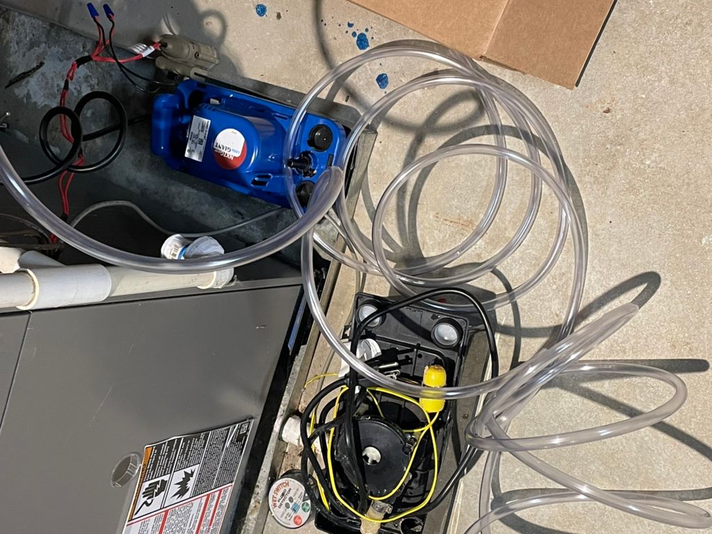 Condensation pump replacement 