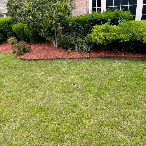 Rivas’ landscaping did an excellent job weeding an