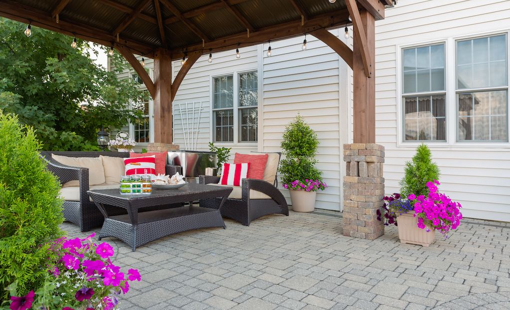 paver patio design idea