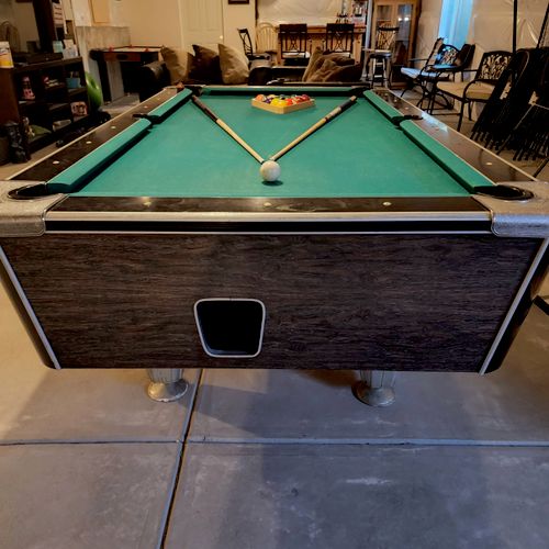 I hired them to move my pool table; without them I