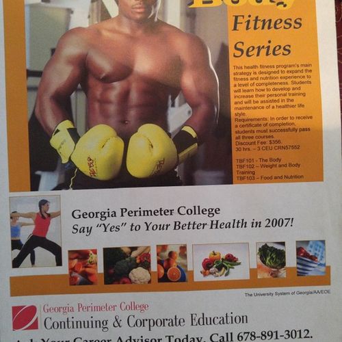Taught my Class Total Body Fitness at Ga Perimeter