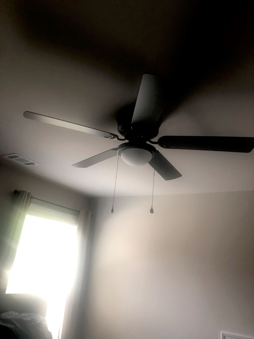 Nehemiah, did an excellent job hanging my four fan