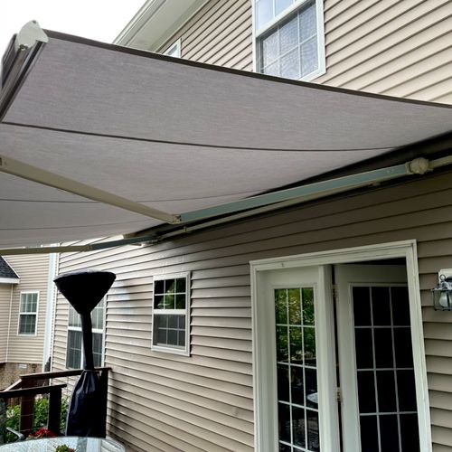 Scott helped me install a retractable awning on th