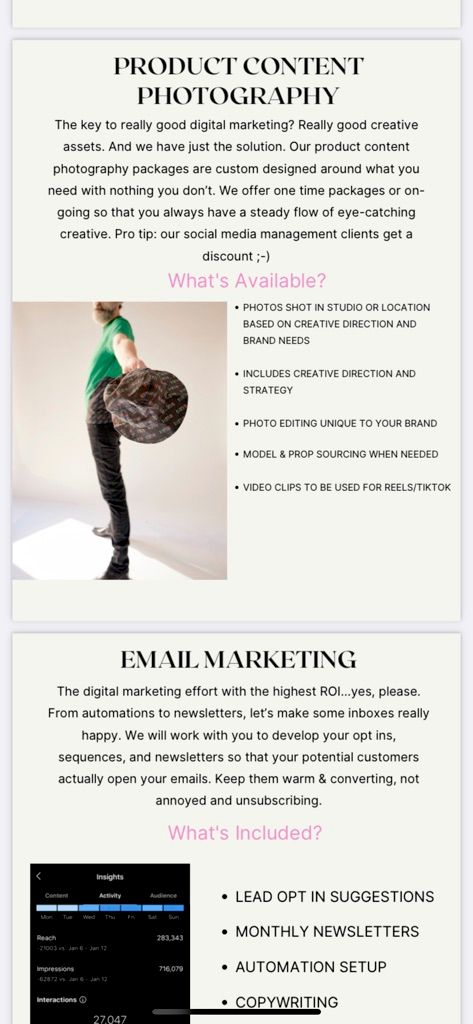 Projects and media