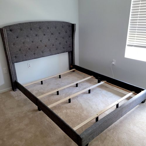 wayfair bed frame install 