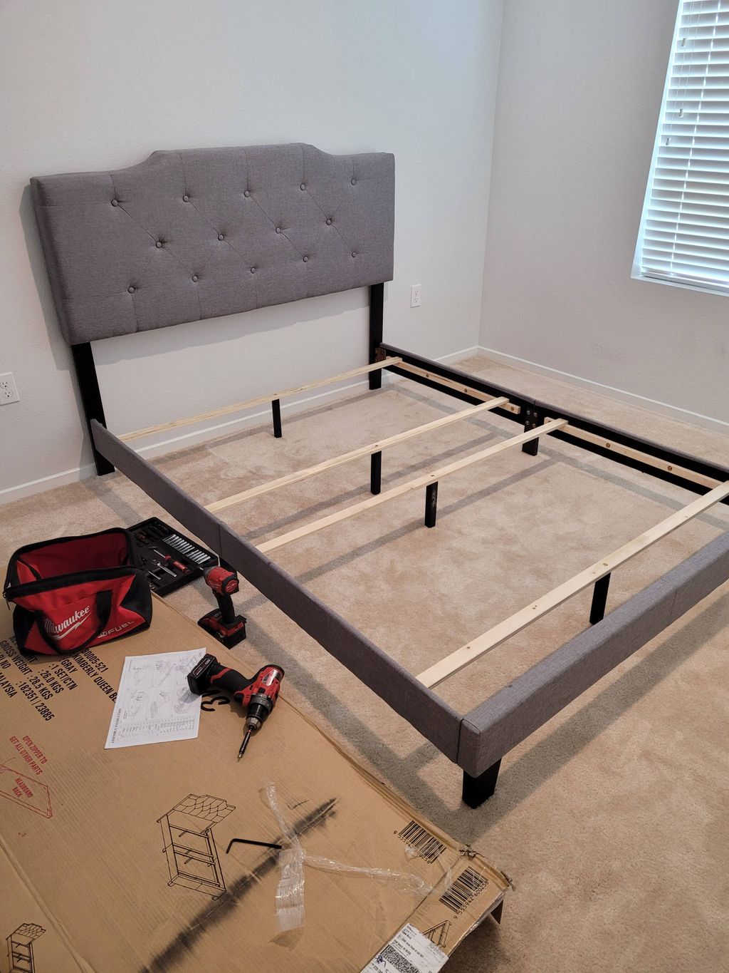 wayfair bed frame install