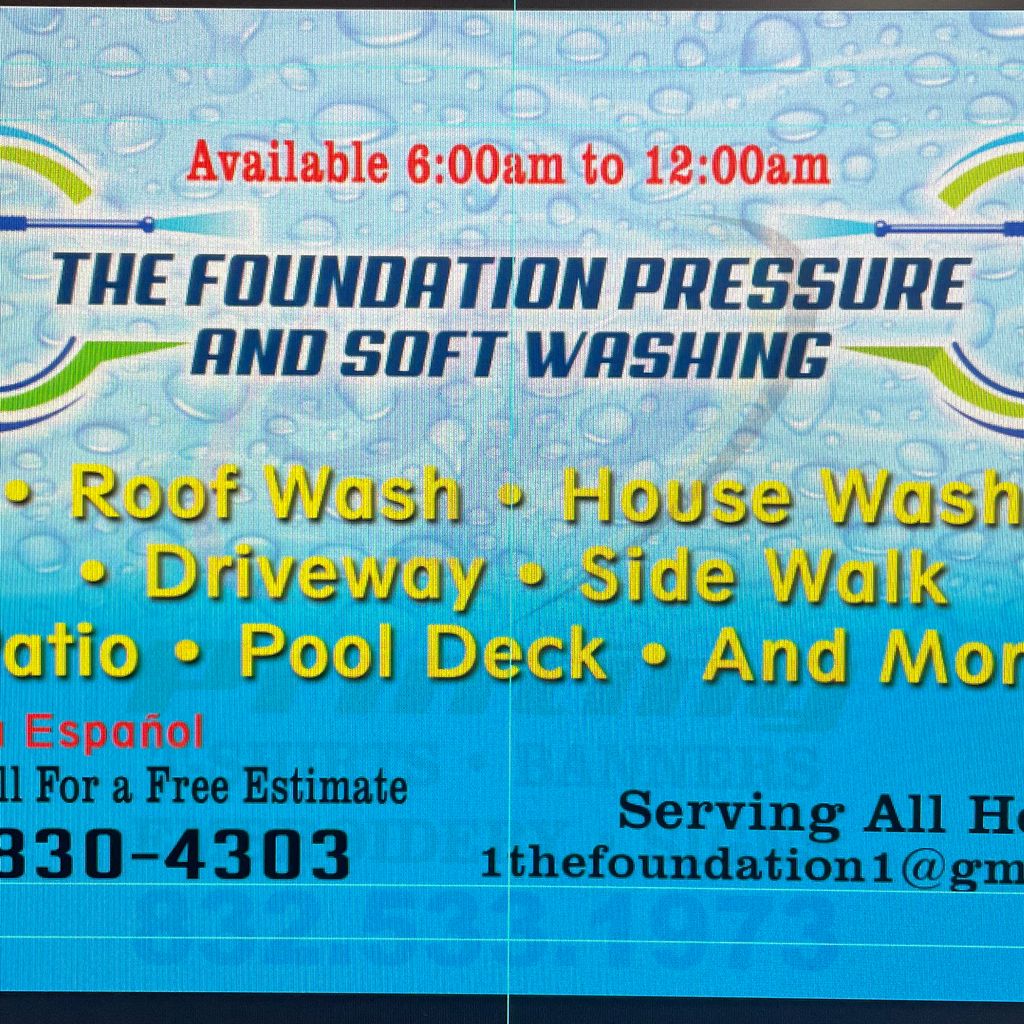 The Foundation pressure washer services