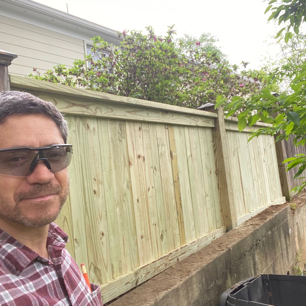 Mr. Cesar - fence repair/new one - (Firm Fencce)
