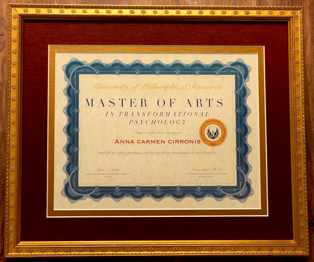 M.A. Transformational Psychology