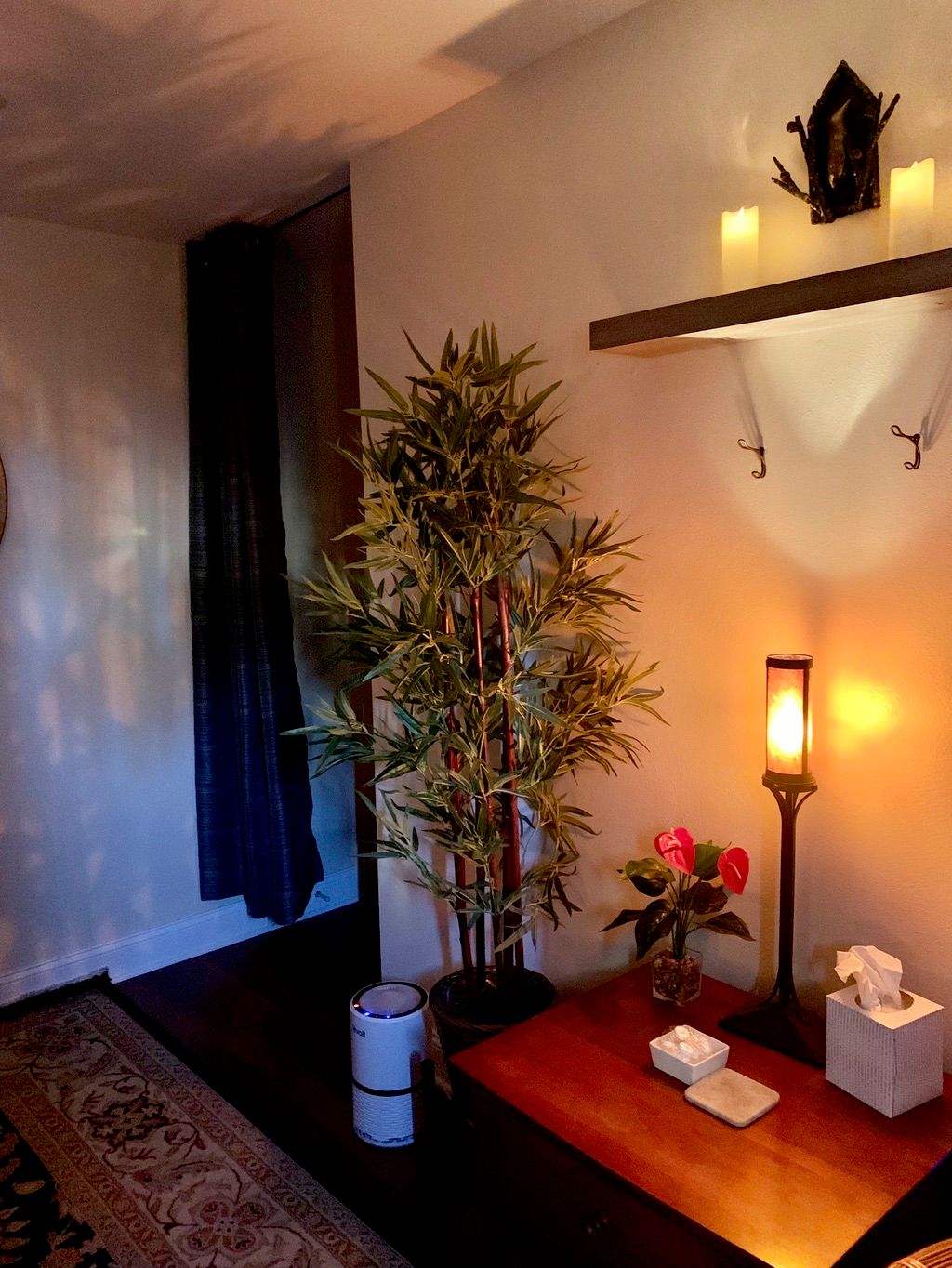 Peaceful treatment room