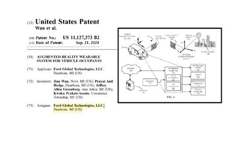 Ford Motors Pat 14,127,373