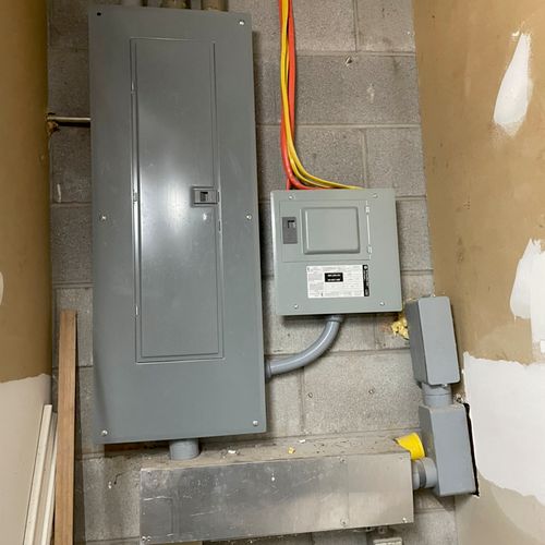 Electrical Sub Panel Installation (After)