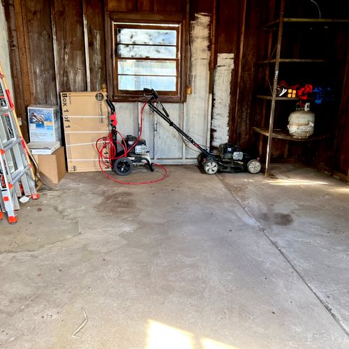 Garage clean out after 