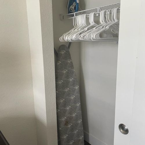 Closet cleaning