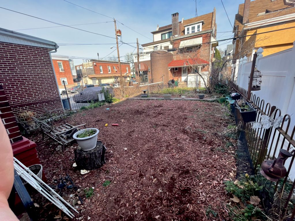 This was before the turf was added to the backyard