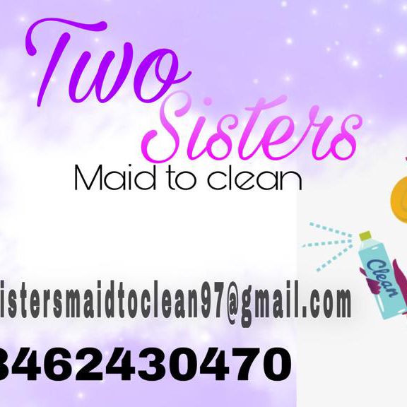 Two sisters maid to clean