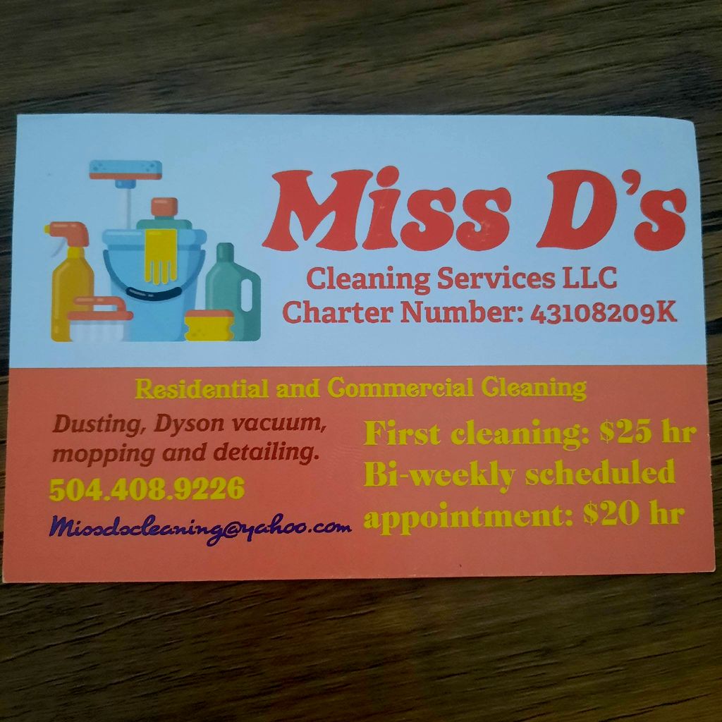 Miss Ds Cleaning Services Llc