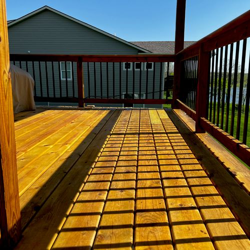 Deck Staining and Sealing