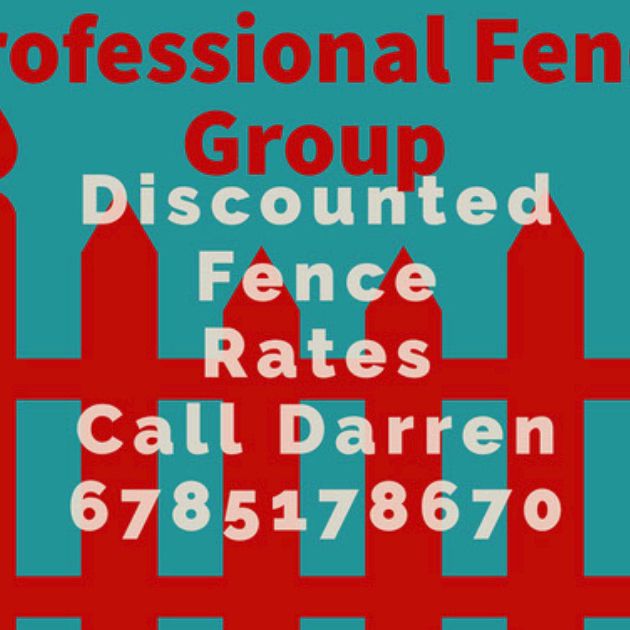 Professional fence painting