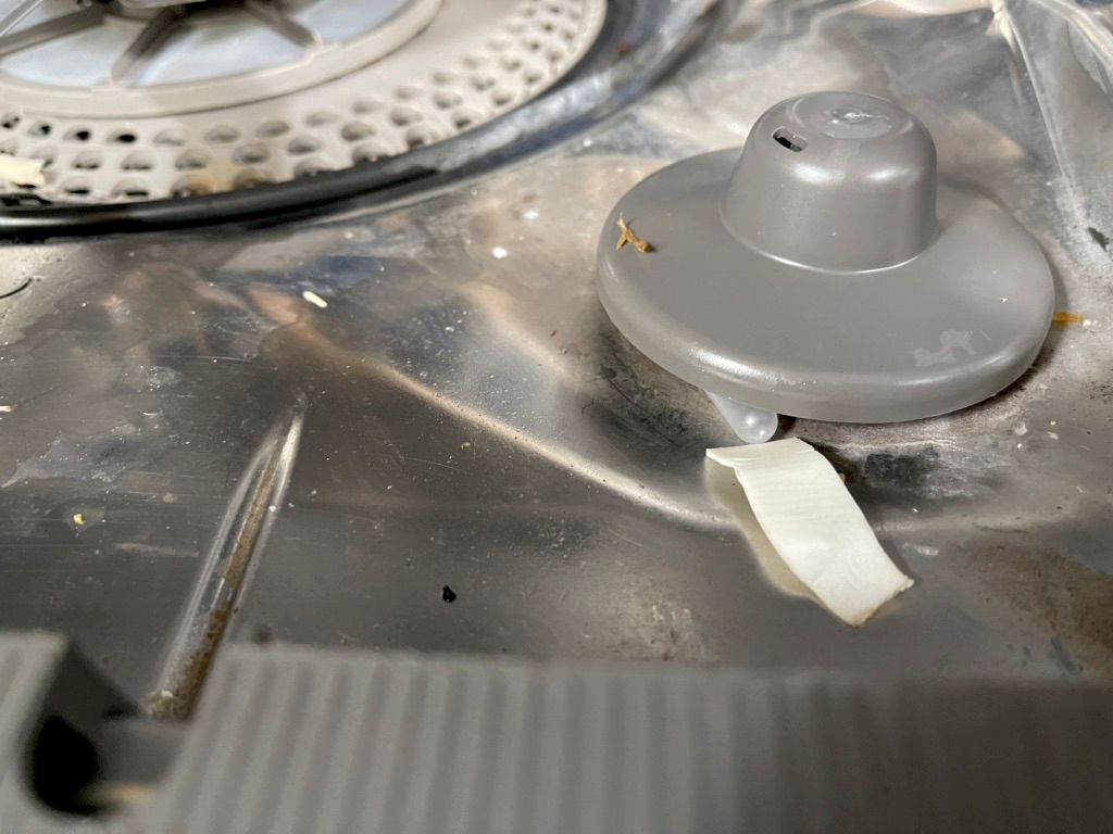 Stuck Float switch on a dishwasher. 