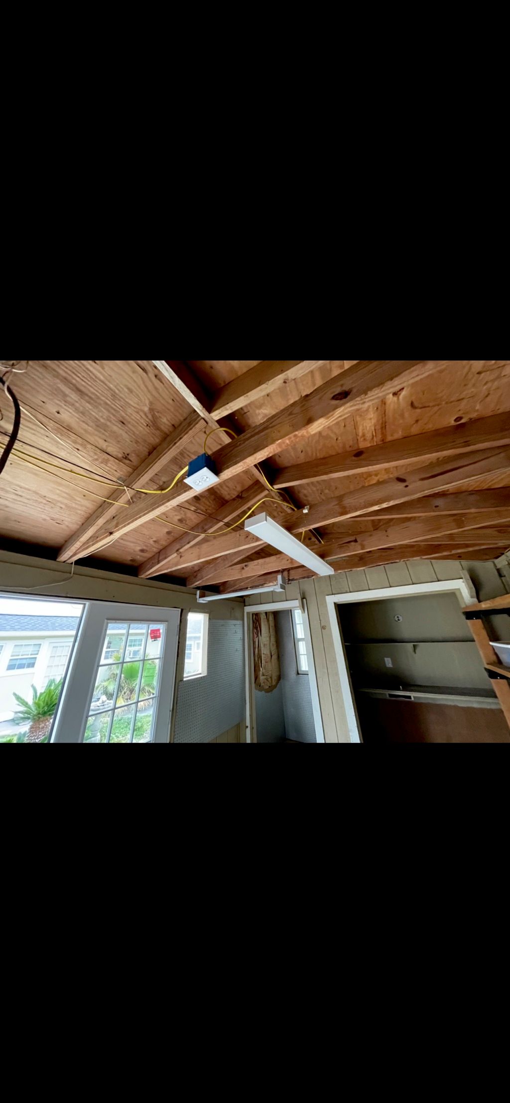 Rewire a whole garage 