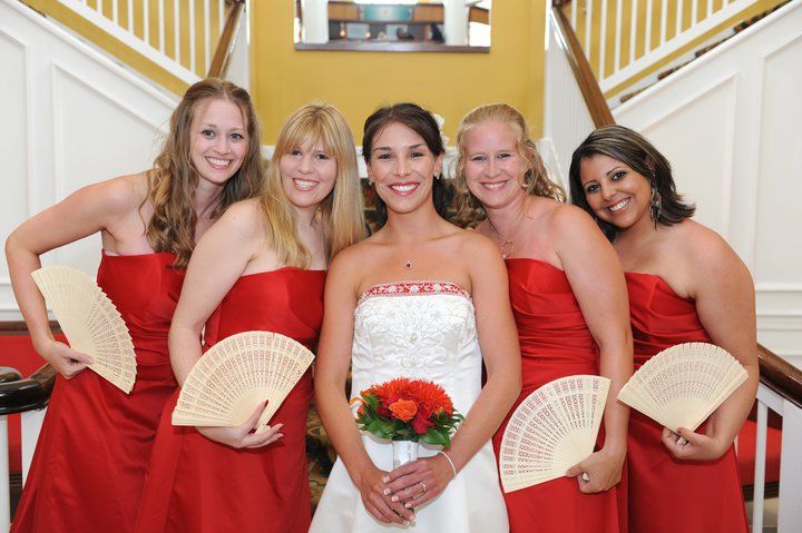 Happy bride and bridesmaids!