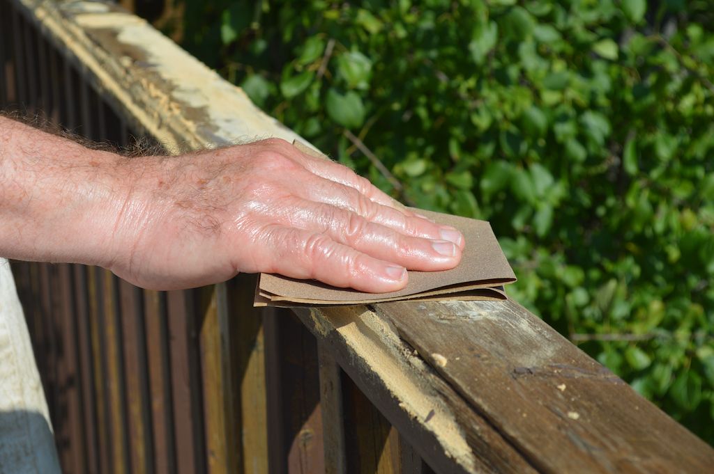 sanding before deck staining