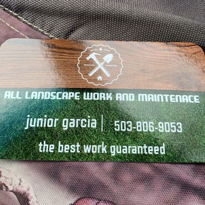 Avatar for Junior Garcia landscaping