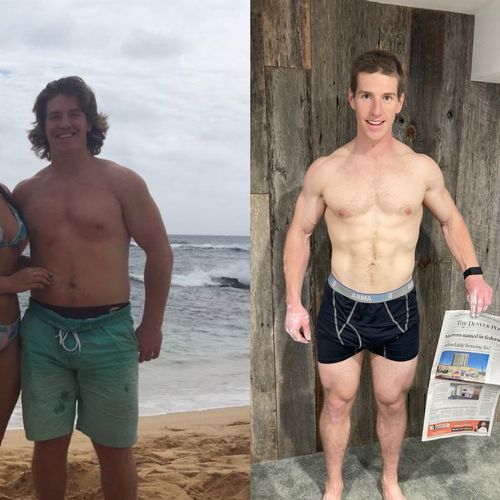 9 month transformation, from pudgy to ripped!
