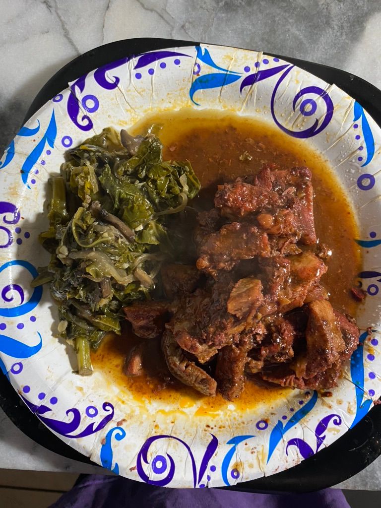 Chinese style bbq braised shoulder of pork with st