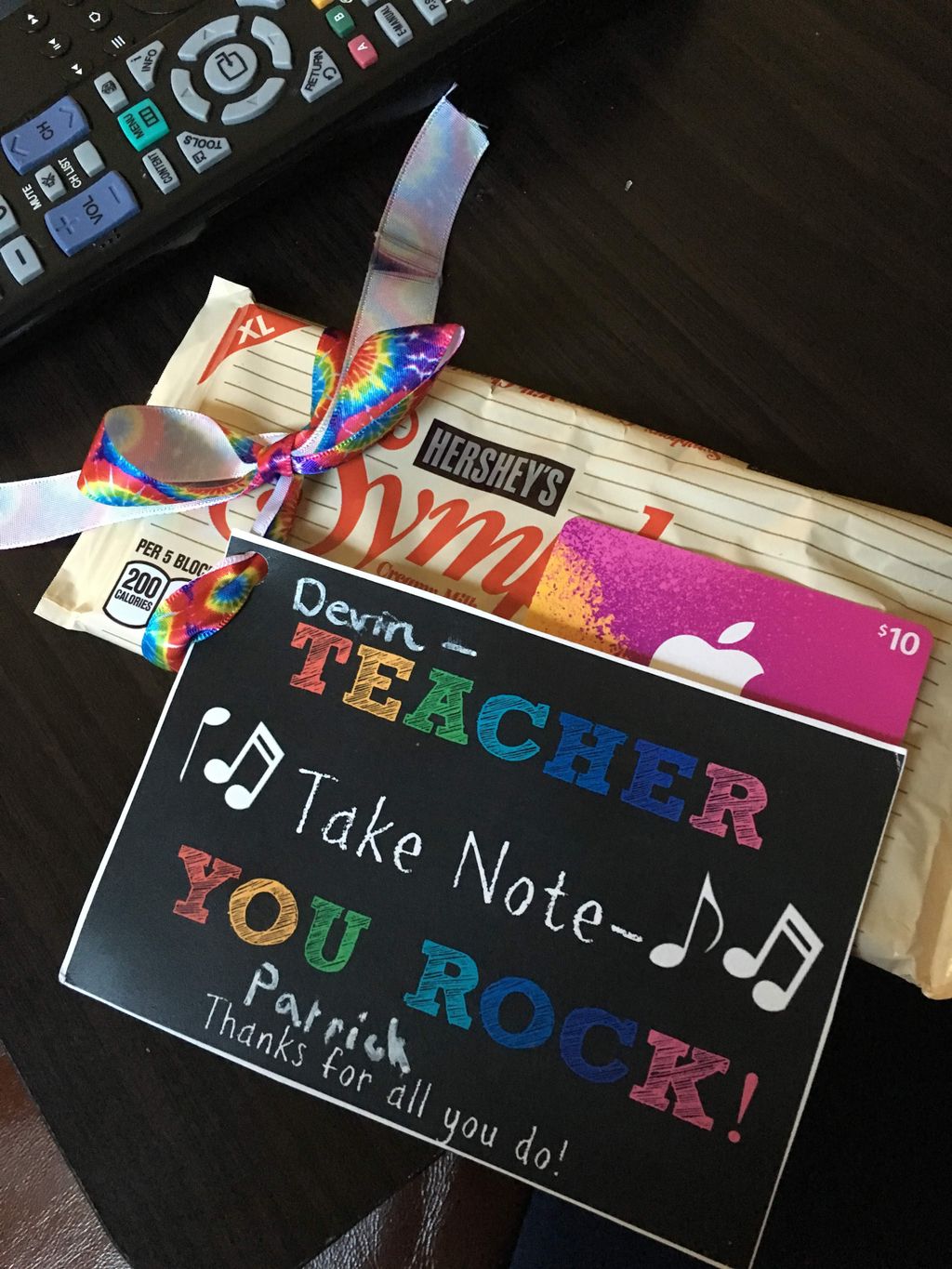 Gift from a student