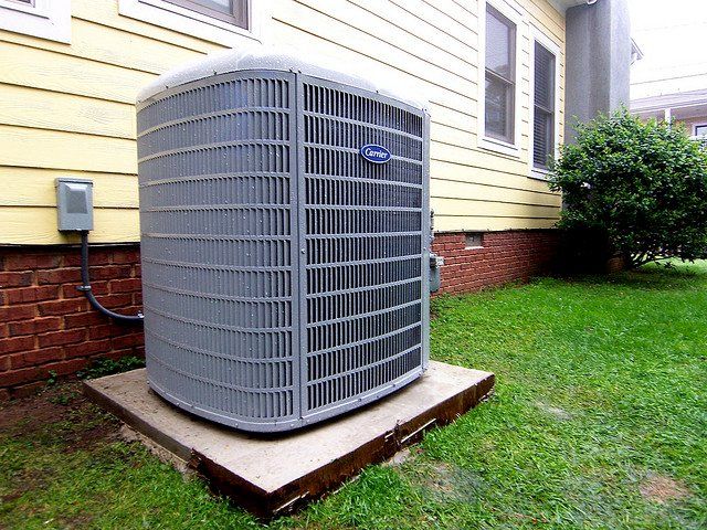 New Carrier Condenser Unit Install