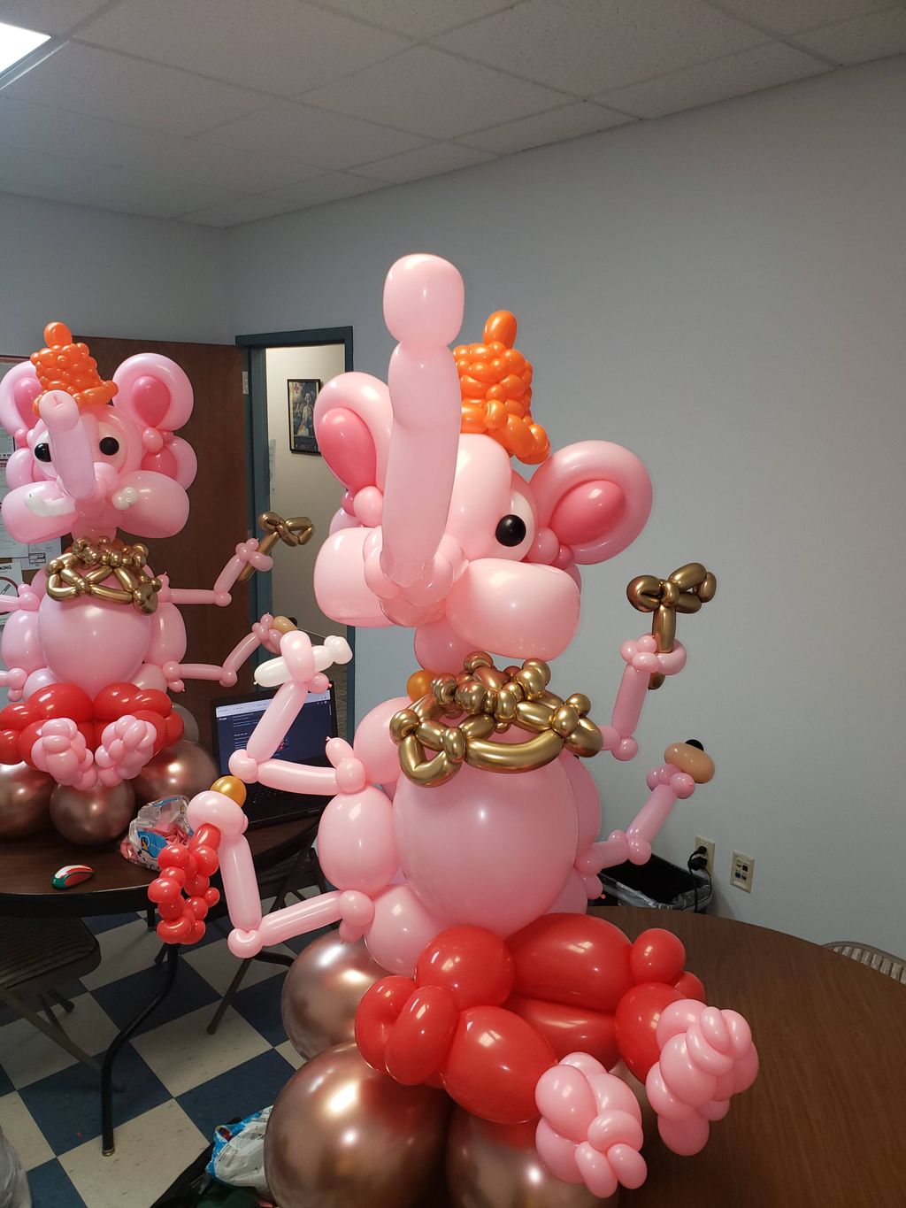 Ganesha decorations for a Hindu ceremony.