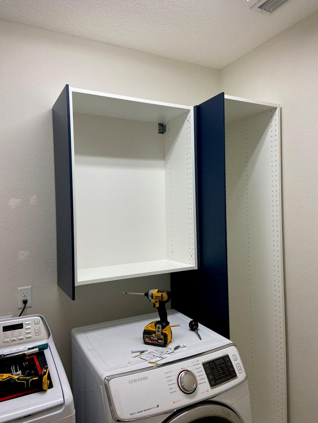 Utility room cabinets 