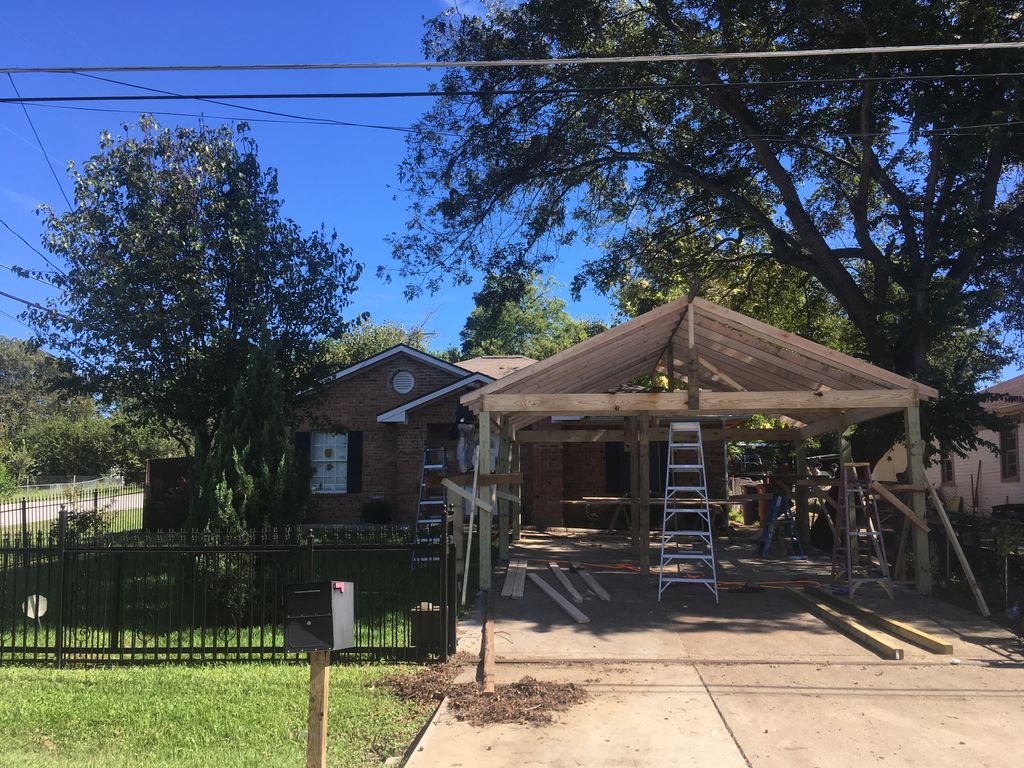 Porch for cars